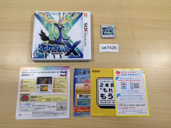 UE7426 Pokemon Pocket Monster X BOXED Nintendo 3DS Japan