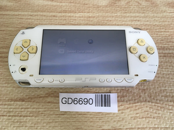 GD6690 Plz Read Item Condi PSP-1000 CERAMIC WHITE SONY PSP Console Japan
