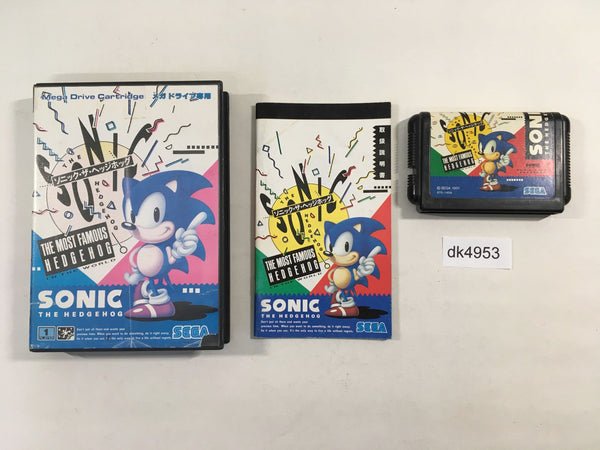 DK4953 Sonic The Hedgehog BOXED Mega Drive Genesis Japan
