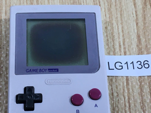 LG1136 With Defects - GameBoy Pocket Gray Grey Game Boy Console Japan