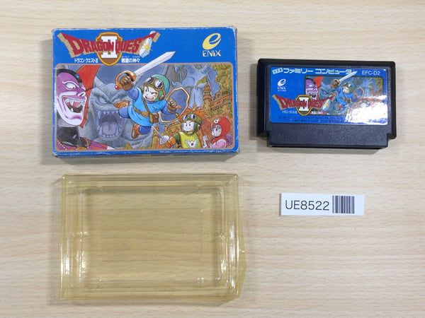 UE8522 Dragon Quest II 2 BOXED NES Famicom Japan