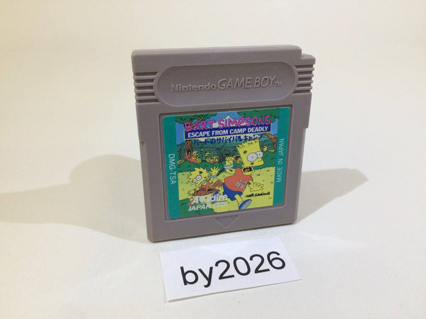 BY2026 Bart Simpson's Escape From Camp Deadly GameBoy Game Boy Japan