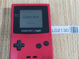 LG2130 Plz Read Item Condi GameBoy Color Red Game Boy Console Japan