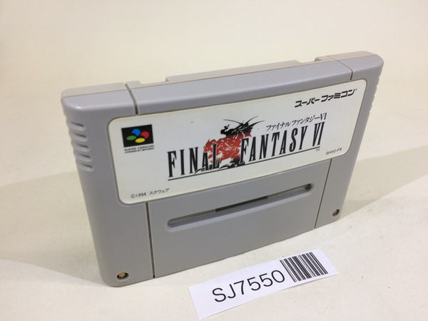 SJ7550 Final Fantasy VI 6 SNES Super Famicom Japan