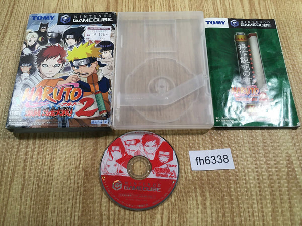 FH6338 Naruto Clash of Ninja 2 BOXED GameCube Japan