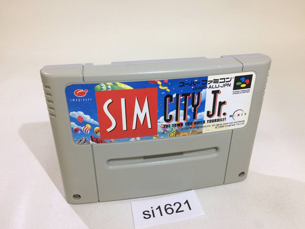 si1621 SimCity Jr. SimTown SNES Super Famicom Japan