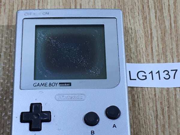 LG1137 With Defects - GameBoy Pocket Silver Game Boy Console Japan