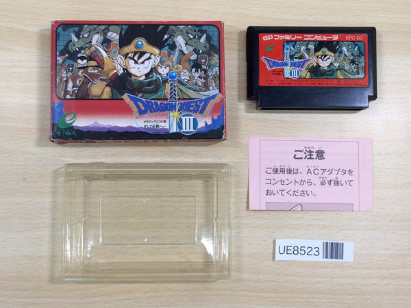 UE8523 Dragon Quest III 3 BOXED NES Famicom Japan