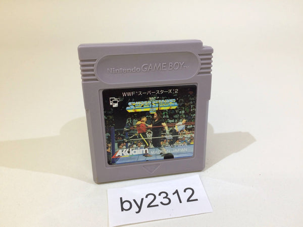 BY2312 WWF Super Stars 2 Pro Wrestling GameBoy Game Boy Japan