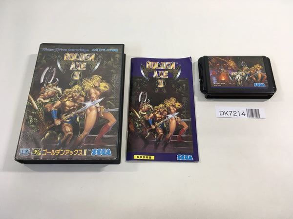 DK7214 Golden Axe II 2 BOXED Mega Drive Genesis Japan
