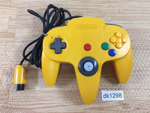 dk1298 Nintendo 64 Controller Yellow N64 Japan