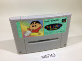 Crayon Shinchan Arashi wo Yobu Enji SNES Super Famicom Japan - SI5743