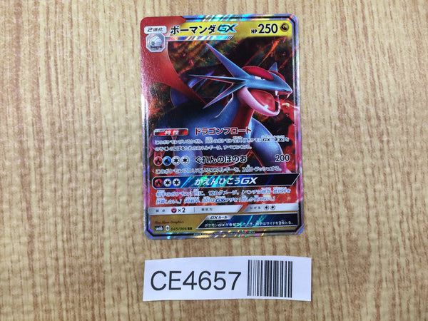 CE4657 Salamence GX RR SM6b 045/066 Pokemon Card TCG Japan