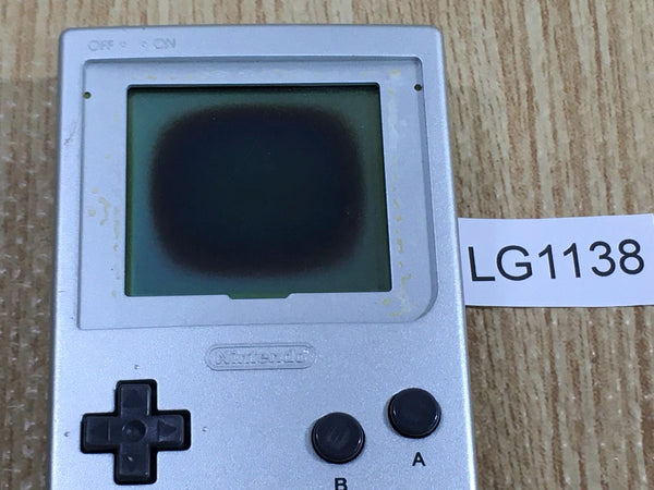 LG1138 With Defects - GameBoy Pocket Silver Game Boy Console Japan