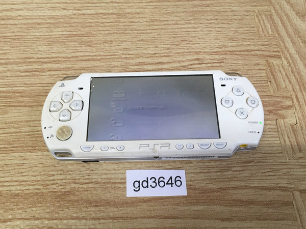 GD3646 Plz Read Item Condi PSP-2000 CERAMIC WHITE SONY PSP