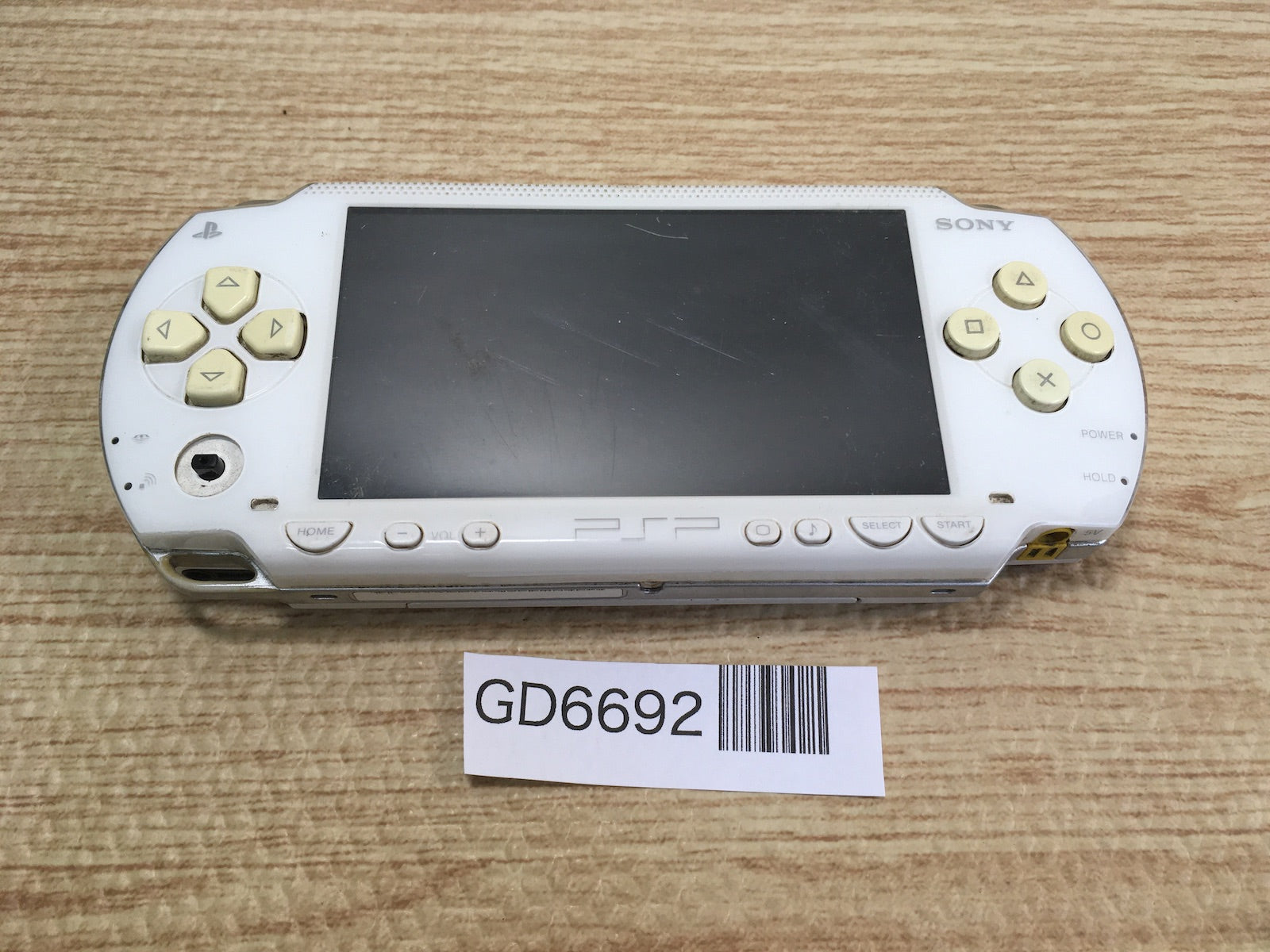 GD6692 Not Working PSP-1000 CERAMIC WHITE SONY PSP Console