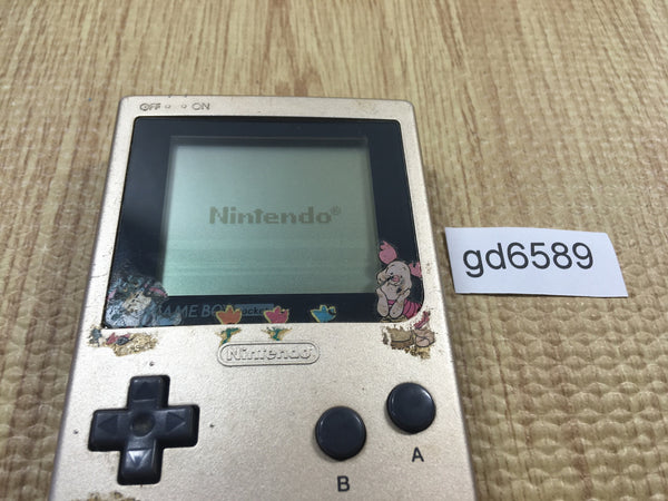 GD6589 With Defects - GameBoy Pocket Gold Game Boy Console Japan