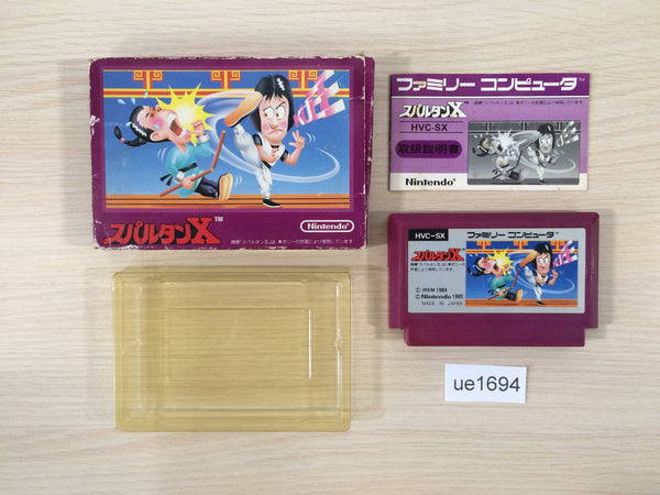 ue1694 Spartan X Kung Fu Master BOXED NES Famicom Japan