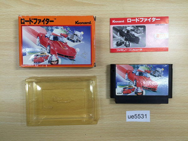 UE5531 Road Fighter BOXED NES Famicom Japan