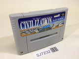 Civilization Sekai Nana Daibunmei SNES Super Famicom Japan - SJ7232