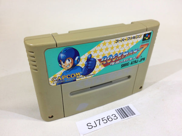 SJ7563 Rockman 7 Megaman SNES Super Famicom Japan