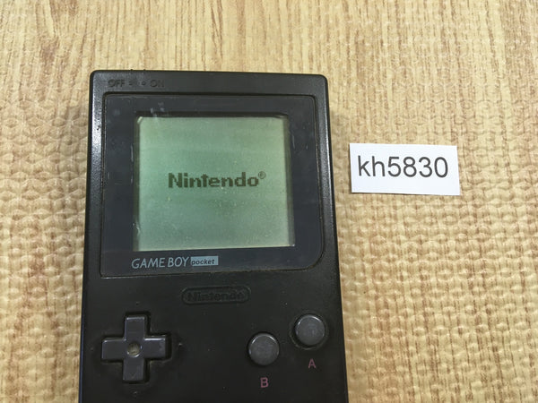 KH5830 With Defects - GameBoy Pocket Black Game Boy Console Japan