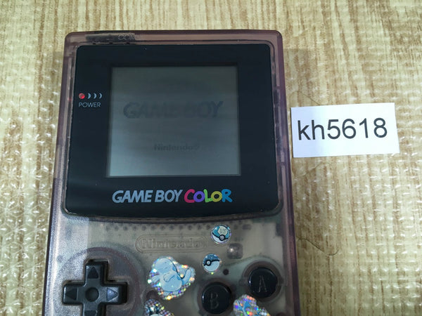 kh5618 Plz Read Item Condi GameBoy Color Clear Purple Game