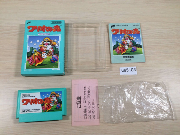 UE5103 Wario's Woods Mario BOXED NES Famicom Japan