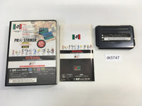 DK5747 J. League Pro Striker Kanzenban BOXED Mega Drive Genesis Japan