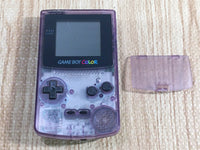 LG2504 Plz Read Item Condi GameBoy Color Clear Purple Game Boy Console Japan
