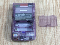 LG2504 Plz Read Item Condi GameBoy Color Clear Purple Game Boy Console Japan