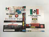 DK5747 J. League Pro Striker Kanzenban BOXED Mega Drive Genesis Japan