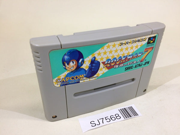 SJ7568 Rockman 7 Megaman SNES Super Famicom Japan