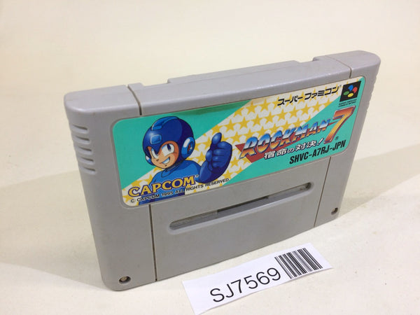 SJ7569 Rockman 7 Megaman SNES Super Famicom Japan