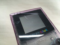 LG2504 Plz Read Item Condi GameBoy Color Clear Purple Game Boy Console Japan