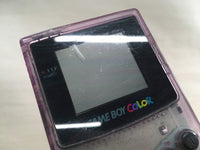 LG2504 Plz Read Item Condi GameBoy Color Clear Purple Game Boy Console Japan