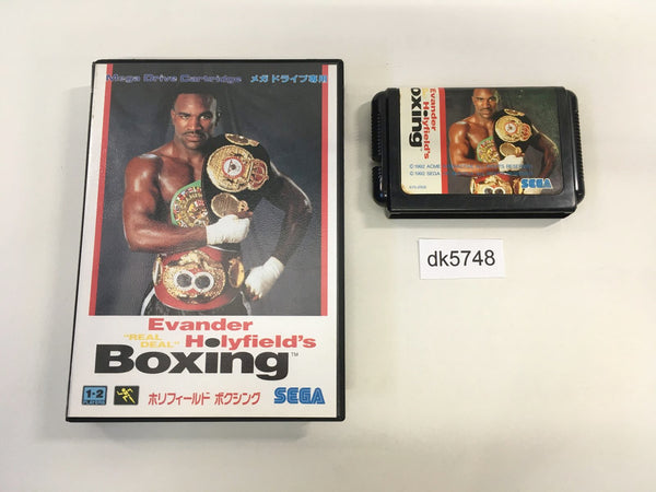 DK5748 Evander Holyfield's BOXED Mega Drive Genesis Japan