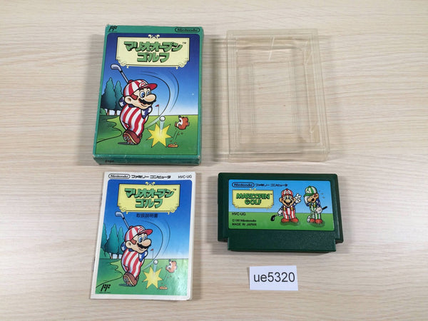UE5320 Mario Open Golf BOXED NES Famicom Japan