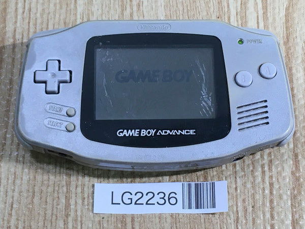 LG2236 Plz Read Item Condi GameBoy Advance Silver Game Boy Console Japan