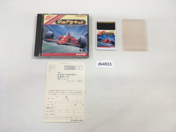 DK4633 World Circuit BOXED PC Engine Japan