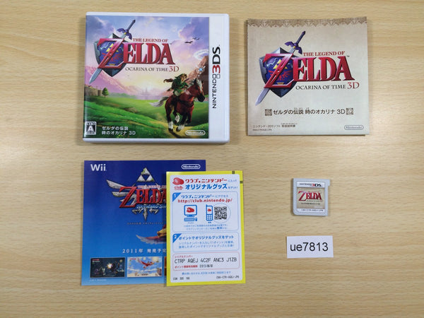 ue7813 The Legend of Zelda Ocarina of Time 3D BOXED Nintendo 3DS Japan