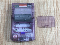 LG2505 Plz Read Item Condi GameBoy Color Clear Purple Game Boy Console Japan