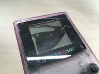 LG2505 Plz Read Item Condi GameBoy Color Clear Purple Game Boy Console Japan