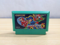 UE6329 Rockman 5 Megaman BOXED NES Famicom Japan