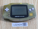LG2424 Plz Read Item Condi GameBoy Advance Milky Blue Game Boy Console Japan