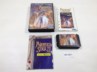 dk1801 Phantasy Star II Kaerazaru Toki no Owarini BOXED Mega Drive Genesis Japan