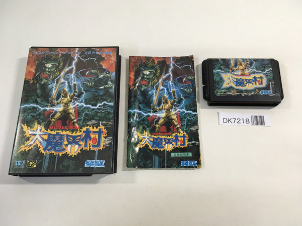 DK7218 Ghouls 'n Ghosts Dai Makaimura BOXED Mega Drive Genesis Japan