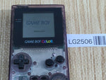 LG2506 Plz Read Item Condi GameBoy Color Clear Purple Game Boy Console Japan