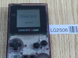 LG2506 Plz Read Item Condi GameBoy Color Clear Purple Game Boy Console Japan