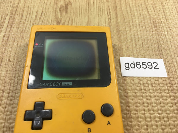 GD6592 With Defects - GameBoy Pocket Yellow Game Boy Console Japan